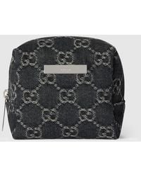 Gucci - Small Cosmetic Case With Plaque - Lyst