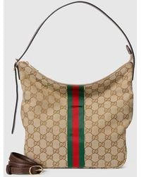Gucci - Lunetta Medium Crossbody Bag, Gg Canvas - Lyst