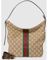 Gucci - Lunetta Medium Crossbody Bag, Gg Canvas - Lyst