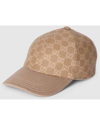 Gucci - Baseballkappe Aus Gg Strick, Größe - Lyst