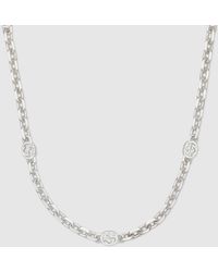 Gucci - Interlocking Chain Necklace - Lyst