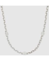 Gucci - Collier Chaîne Interlocking - Lyst