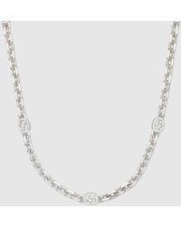 Gucci - Interlocking Chain Necklace - Lyst