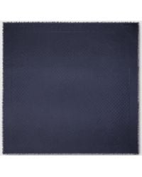 Gucci - Gg Silk Wool Lamé Shawl - Lyst