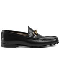 Gucci 1953 Horsebit Leather Loafers - Zwart