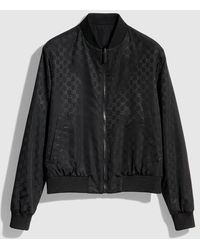Gucci - Reversible Light Silk Faille Zip Jacket, Size 46, Ready-To-Wear - Lyst
