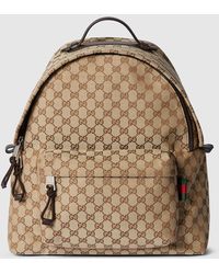 Gucci - Gg Canvas Medium Backpack, Gg Canvas - Lyst