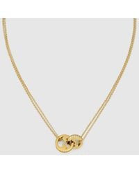 Gucci - Blondie Double Chain Necklace - Lyst