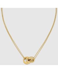 Gucci - Blondie Double Chain Necklace - Lyst