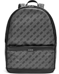 Guess Kevin Logo-print Backpack - Black