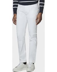 Gutteridge - Pantalon 5 Poches En Sergé De Coton - Lyst