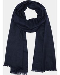 Gutteridge - Bufanda De Lana Estampada - Lyst
