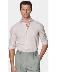 Gutteridge - Camisa Fil A Fil De Algodón, Talla - Lyst