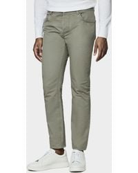 Gutteridge - Pantalon 5 Poches En Sergé De Coton - Lyst