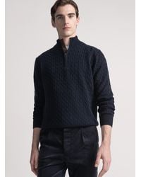 Gutteridge - Punto De Cuello Alto En Mezcla De Lana - Lyst