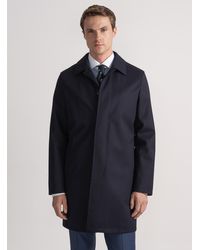 Gutteridge - Twill-Mantel Aus Einer Wollmischung - Lyst