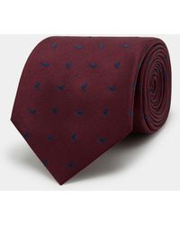 Gutteridge - Corbata Con Estampado Paisley En Jacquard De Seda, Talla - Lyst