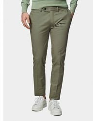 Gutteridge - Pantalón Chino Slim Fit De Sarga De Algodón, Talla - Lyst