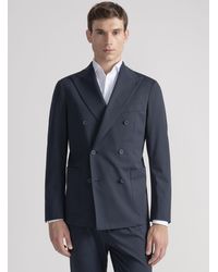 Gutteridge - Gt01 Zweireihige Jacke Aus Stretch-Nylon - Lyst