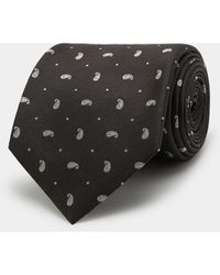 Gutteridge - Corbata Con Estampado Paisley En Jacquard De Seda, Talla - Lyst