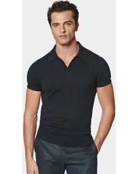 Gutteridge - Polo De Punto Sin Botones En Algodón Extrafino, Talla - Lyst