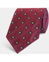 Gutteridge - Corbata De Seda Con Estampado Jacquard, , , Talla - Lyst