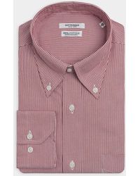 Gutteridge - Camisa De Algodón Oxford De Doble Vuelta Y Cuello Abotonado, Talla - Lyst