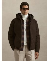 Gutteridge - Bomber Reversible Con Capucha - Lyst