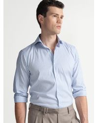 Gutteridge - Camisa De Rayas En Mezcla De Algodón Elástico - Lyst