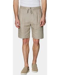 Gutteridge - Bermudas De Lino Con Cordón Ajustable - Lyst