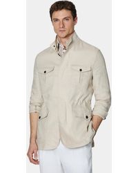 Gutteridge - Feldjacke Aus Reinem Leinen - Lyst