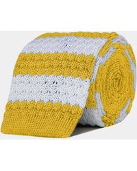 Gutteridge - Corbata De Punto A Rayas, Talla - Lyst