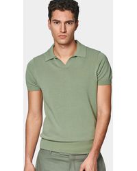 Gutteridge - Polo De Punto Sin Botones En Algodón Extrafino, Talla - Lyst