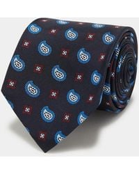 Gutteridge - Corbata De Seda Con Estampado De Cachemira - Lyst