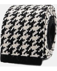 Gutteridge - Houndstooth-wollstrick-krawatte - Lyst