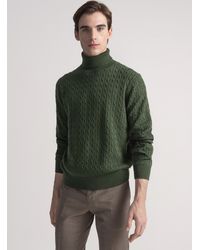 Gutteridge - Rollkragenpullover Aus Einer Wollmischung Mit Borte - Lyst