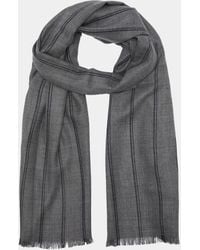 Gutteridge - Bufanda De Pura Lana A Rayas - Lyst