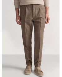 Gutteridge - Pantalón Con Pinzas Estampadas En Mezcla De Lana - Lyst