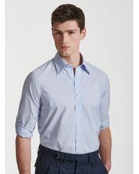 Gutteridge - Chemise À Col Boutonné En Coton Mélangé Ecomade - Lyst