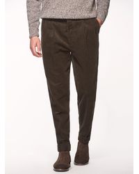 Gutteridge Uomo Abbigliamento Pantaloni e jeans Pantaloni Pantaloni in velluto Pantaloni in velluto di cotone con cinturino laterale 