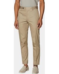 Gutteridge - Pantalón Chino Slim Fit De Sarga Ligera - Lyst