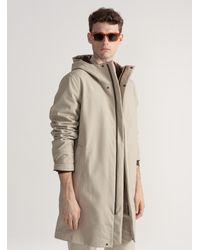 Gutteridge - Blouson Technique Longue Avec Capuche - Lyst