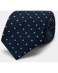 Gutteridge - Polka Dot Seidenkrawatte - Lyst