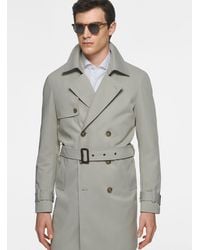 Gutteridge - Zweireihiger Trenchcoat Aus Technischem Twill - Lyst