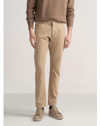 Gutteridge - Five-Pocket-Hose Aus Samt - Lyst