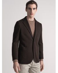 Gutteridge - Americana De Jersey De Lana Y Algodón - Lyst