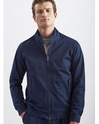 Gutteridge - Chaqueta Bomber De Sarga De Algodón Elástica, , , Talla - Lyst