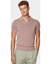 Gutteridge - Polo De Punto Sin Botones En Algodón Extrafino, Talla - Lyst