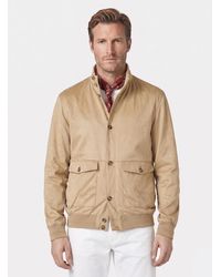 Gutteridge - Bomber Effetto Scamosciato, Taglia - Lyst