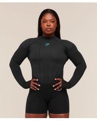 GYMSHARK - Onyx V1 Long Sleeve Top - Lyst